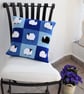 Sheep Cushion Knitting Pattern in Patchwork.  Digital Pattern - Image 5