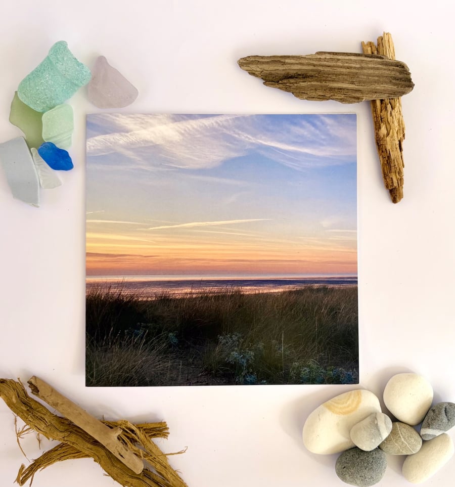 Summer - printed greetings card