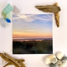 Summer - printed greetings card