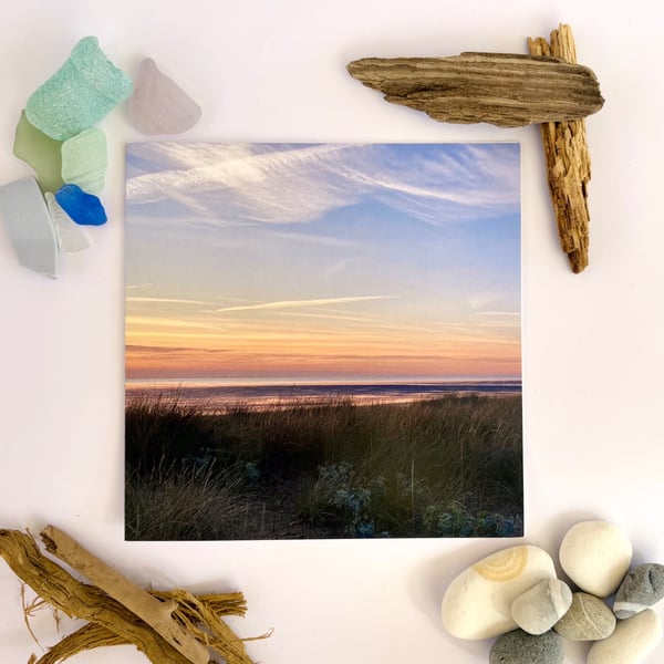 Summer - printed greetings card