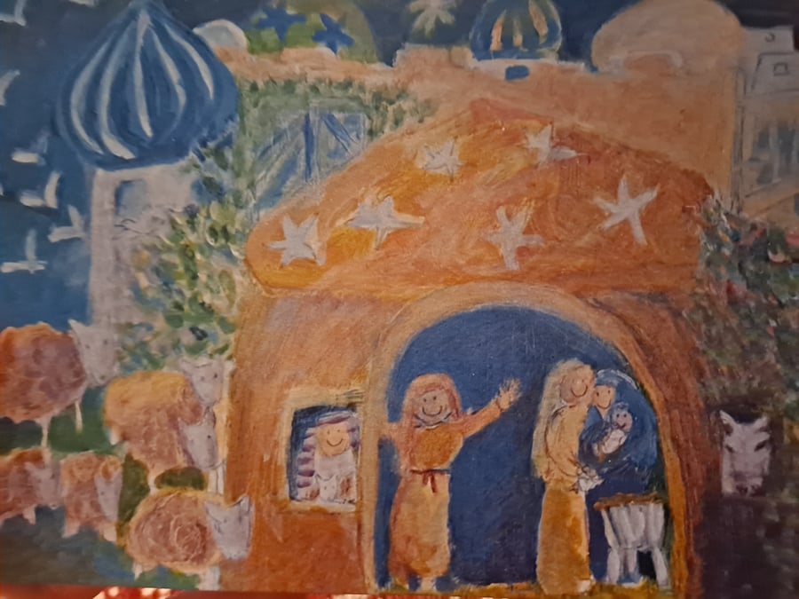 Nativity Joy  cards 6 x 4 inches 