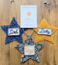 Threads of Kindness: Personalised Father's Day Hanging Star Keepsake