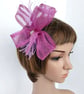 Small lilac fascinator clip