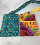 Floral phone case, Flower pouch, Detachable strap, 2 options - Image 2