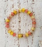 Glass bead charm bracelet - Image 2