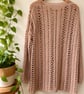 Crochet Lacy Cardigan 100% Cotton  - Image 2