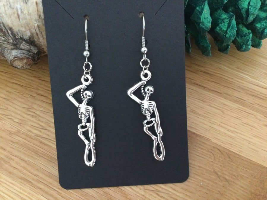 Halloween Skeleton Earrings