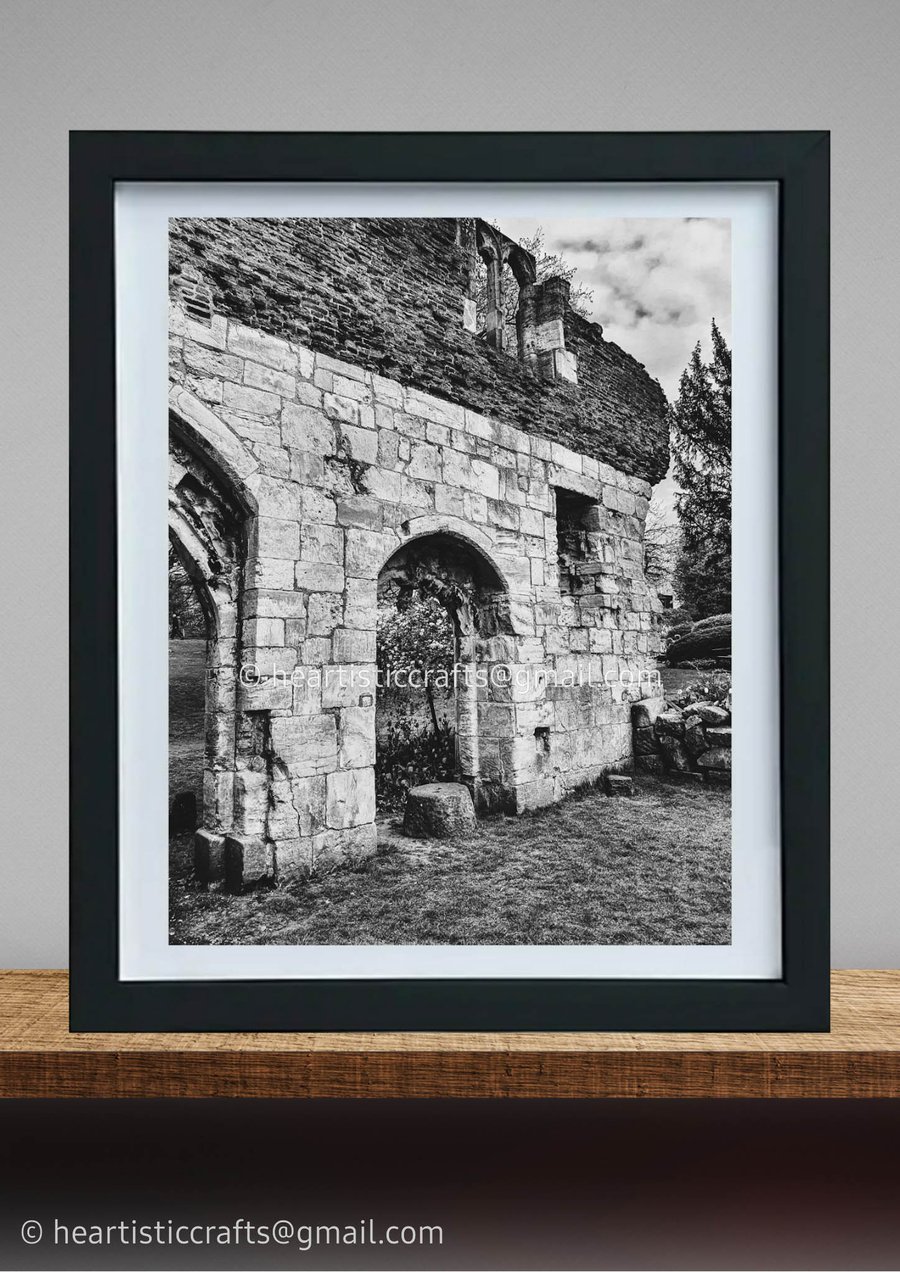 Black and white York print Folksy