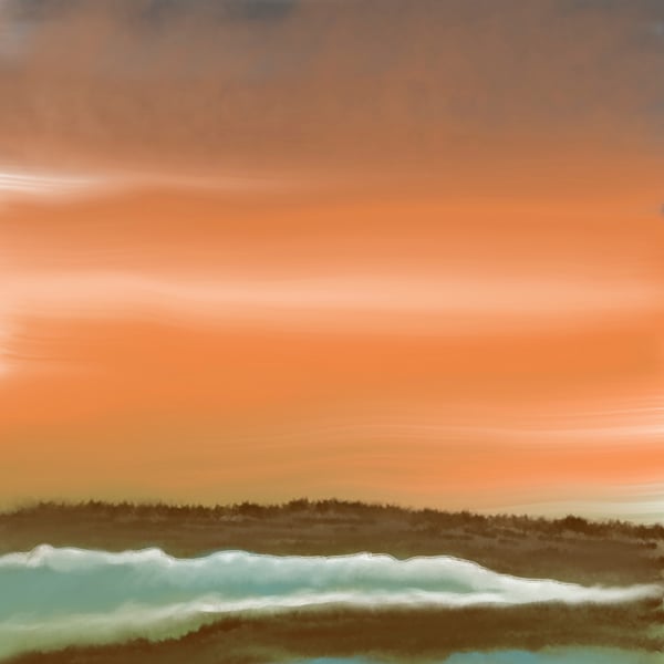 The Dawn -  A High Quality Rolled Canvas Print