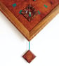 Large Pendulum Wall Clock in Burr Madrona and Inlaid Walnut with Seconds Dial - Image 3