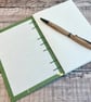 Journal - Green with Gold Leaves - Image 3