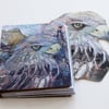 Wood Kite, handmade journal