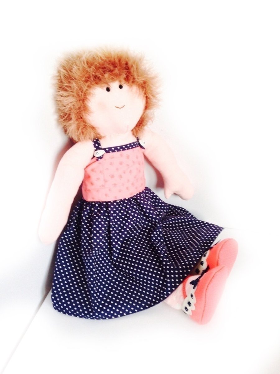 Reserved for Margaret - Ella - 54cm rag doll