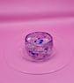 Handblown Glass Dumpling and Dip Plate & Matching Cup.  - Image 2