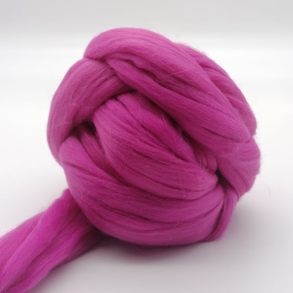 Bio-Nylon Top Fibre Raspberry