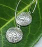 Fine silver and enamel earrings  - Image 4