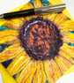 Sunflower printed greetings card.   - Image 2