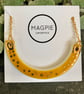 Ceramic semi circle pendant necklace - large - Image 5