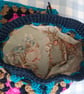 Crochet Granny Square Drawstring Bag - Image 3