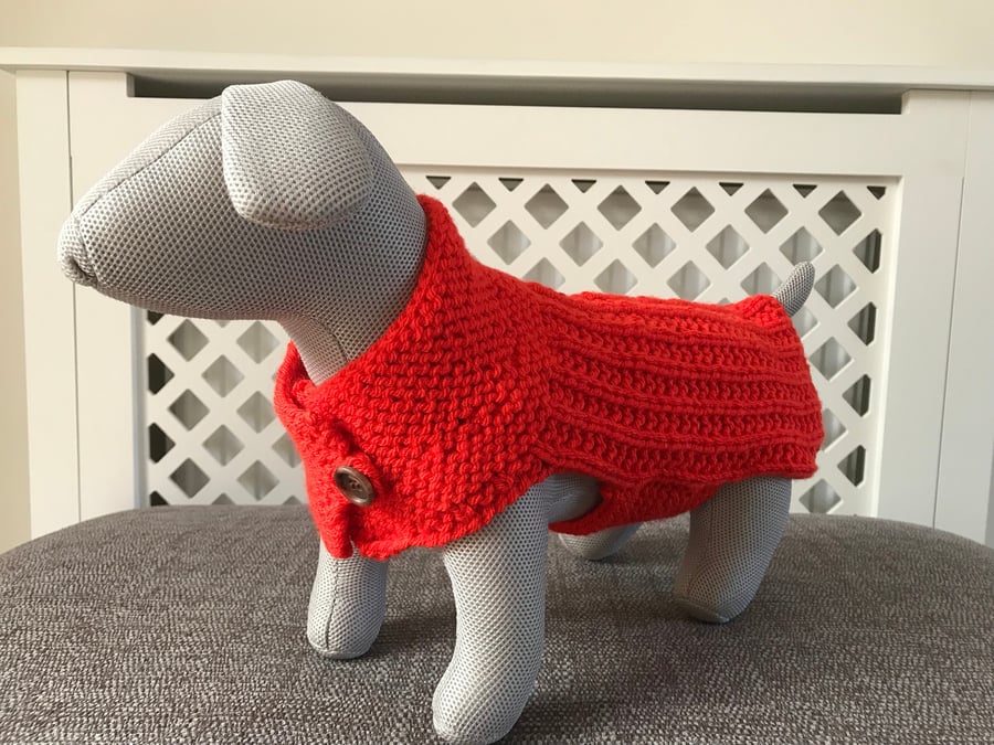 Dog Jumper with Cowl Neck - Ideal for Small Dog