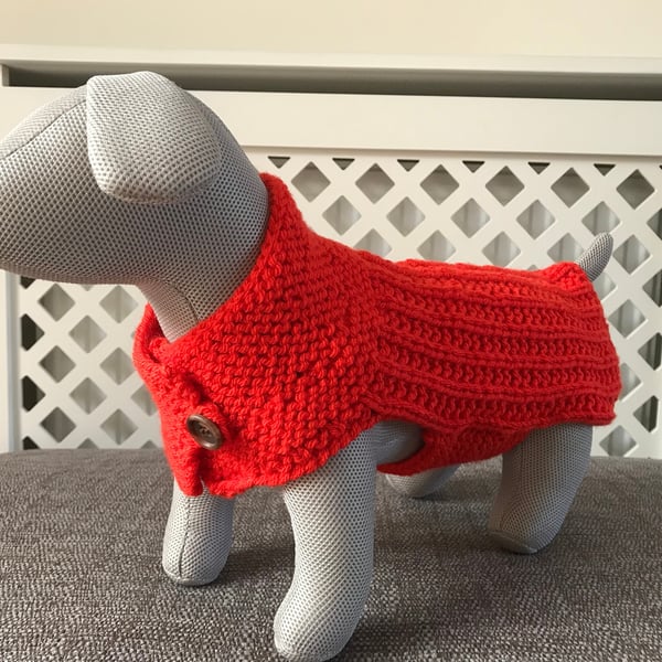 Dog Jumper with Cowl Neck - Ideal for Small Dog