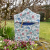Peg bag in bird and trellis fabric by William Morris with Laura Ashley lining