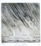 OOAK artist proof sailing in a storm drypoint etching print - Image 1