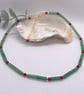 Green Aventurine choker necklace - Image 1