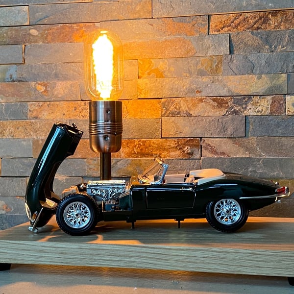 Classic car lamp -E type Jaguar