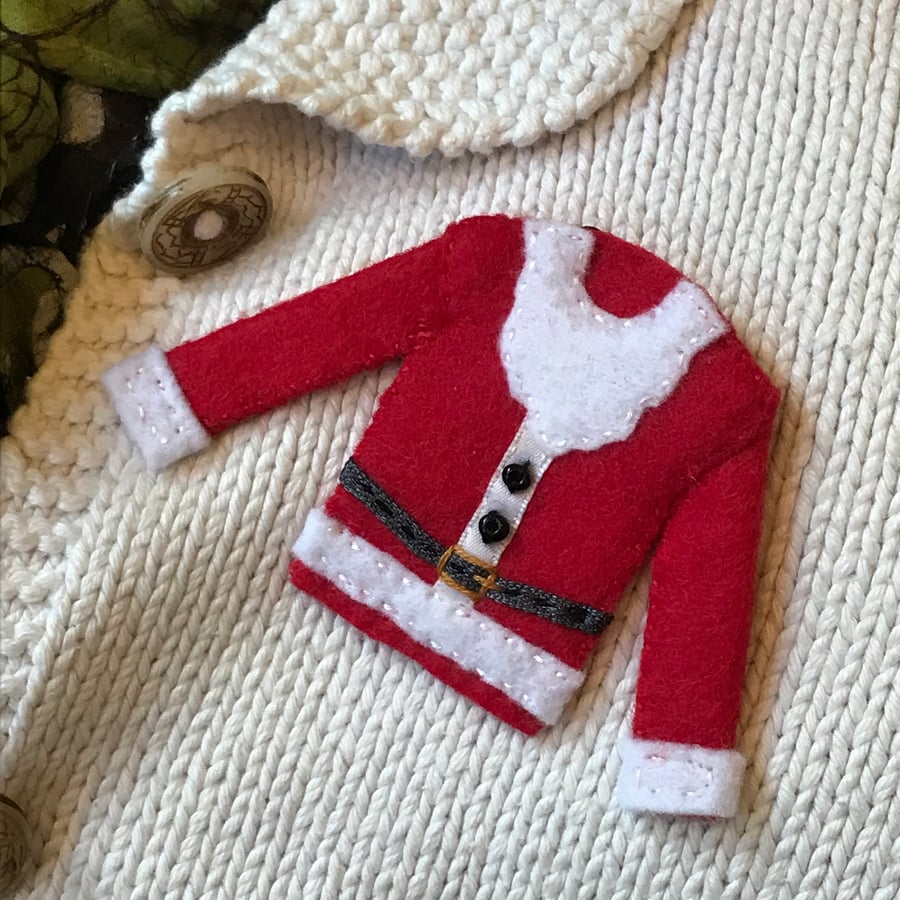 Santa Jumper brooch