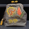  Jacobean Autumn Acorns purse.