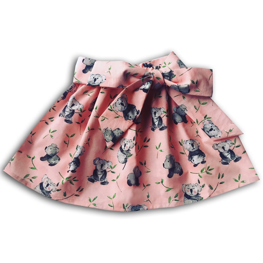 Girl's Koala Skirt, Gift for Girls, Girls Clothing, Gift for Koala Lover