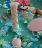Soy Wax Candle in a Tin with Confetti-Style Decoration - Sea Salt Scent - Image 4
