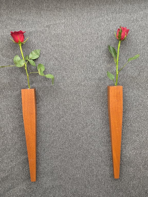 One pair of wall hanging single flower pot 