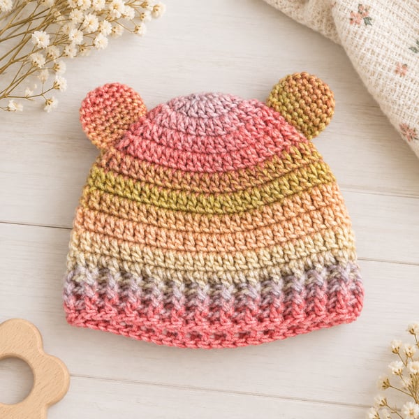 Baby Bear Ear Hat