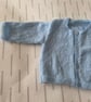 Hand knitted 3ply cardigan for a young baby - Image 3