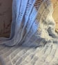 Hand knitted baby blanket