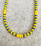 Yellow and beaded necklace - Image 2
