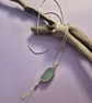 Beautiful Unique Foam Color Seaham Seaglass Pendant Necklace  Sterling Silver  - Image 4