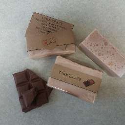 Chocolate scented soap