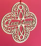 'Love & Hugs' decoration (medium)