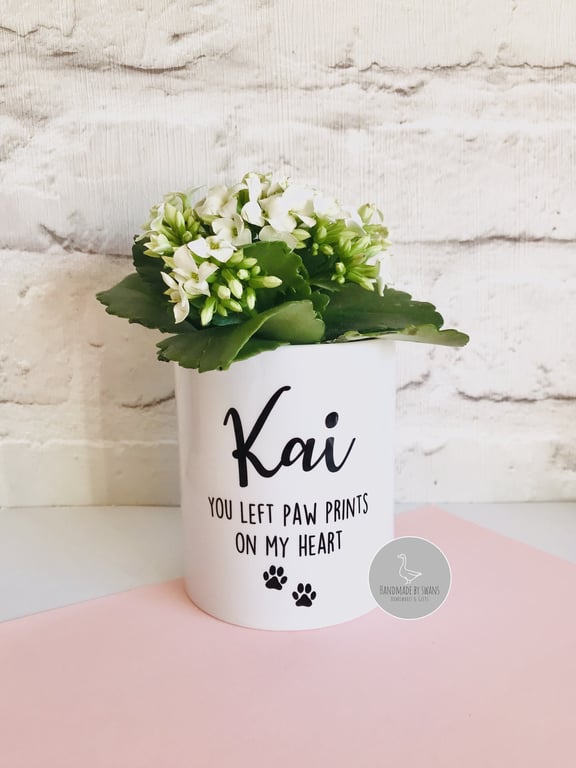 Plant pot, Pet loss, dog memorial, pet memorial gift, in memory of, special gift