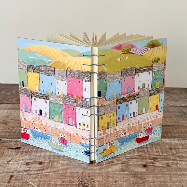 A5 Journal with Coastal Scene