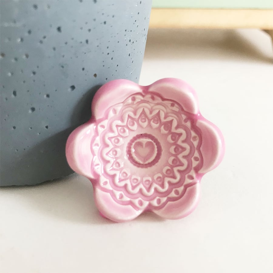 Teeny ceramic bowl trinket dish