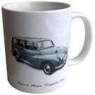 Morris Traveller 1960 (Mid Blue) - 11oz Ceramic Mug for Classic British Car fan