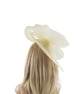 Butter Pale Lemon Yellow Fascinator Hat for Kentucky Derby Ascot Weddings - Image 2