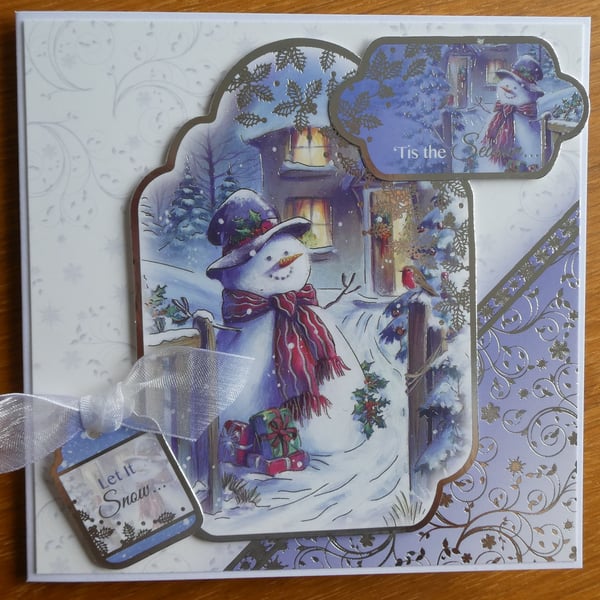 Snowman Christmas Card