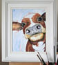 Bessy Cow Original Painting - Image 5