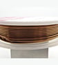 1mm Antique Bronze Colour Copper Wire, 4 Metre Coil, Wire Craft Supply - Image 1