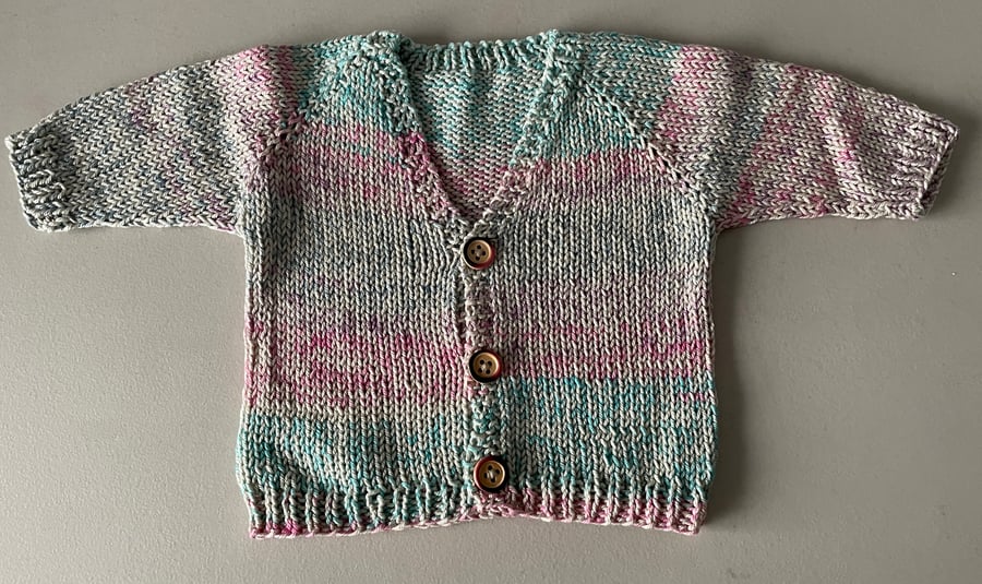 Hand Knitted Baby Cardigan